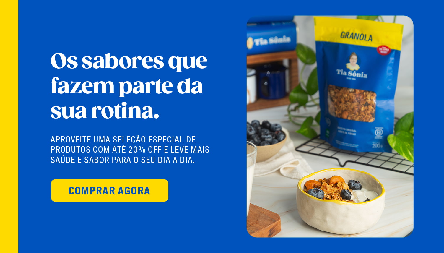Ofertas Tia Sônia com benefícios especiais no site